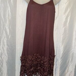 Lady Noiz Mauve Lace Detail Top